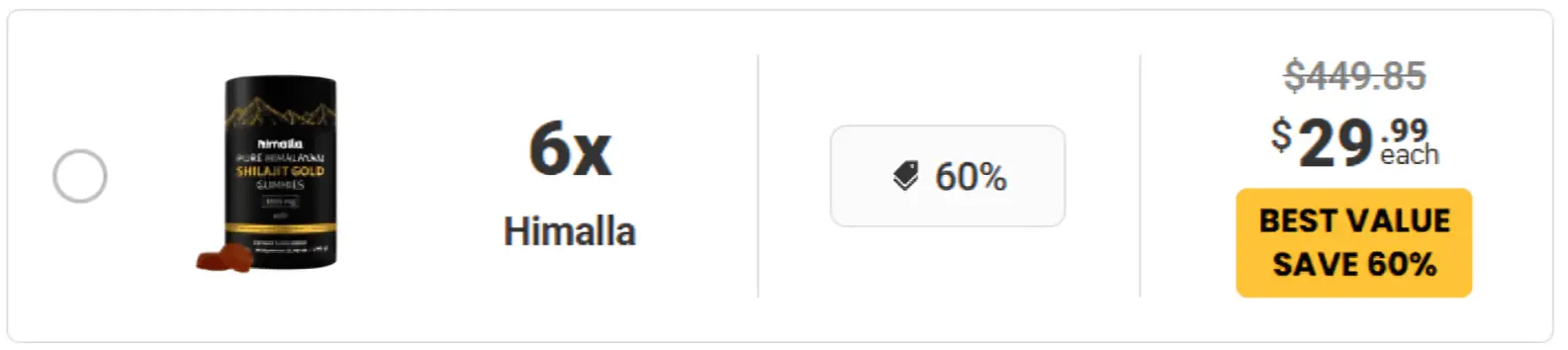 Himalla Shilajit Gummies offer price